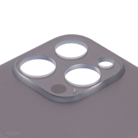 Задняя панель корпуса для iPhone 14 Pro Max, черная, нужно снять стекло камеры, small hole Превью 1
