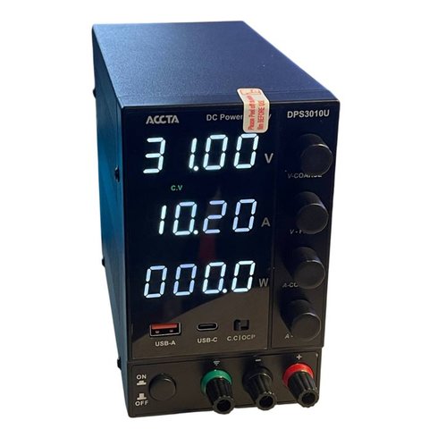 Лабораторний блок живлення Accta DPS-3010U Прев'ю 2