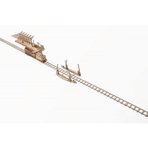Mechanical 3D Puzzle UGEARS Rails Preview 1