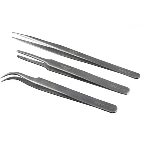 Mounting Tweezers Mechanic ST-11, (straight, 140 mm, high precision) Preview 3