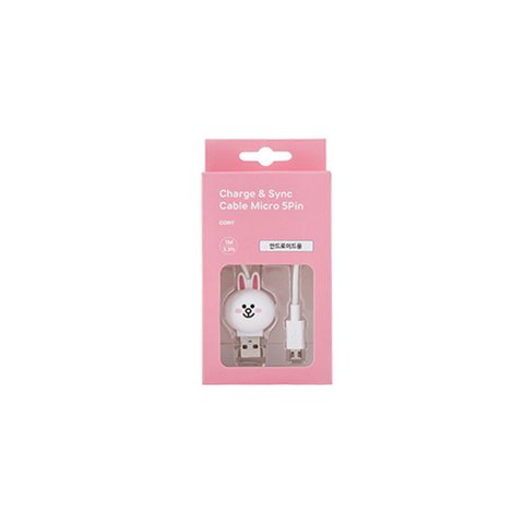 Micro-USB 5-pin Smartphone Connection Cable (Line Friends – Cony) Preview 1