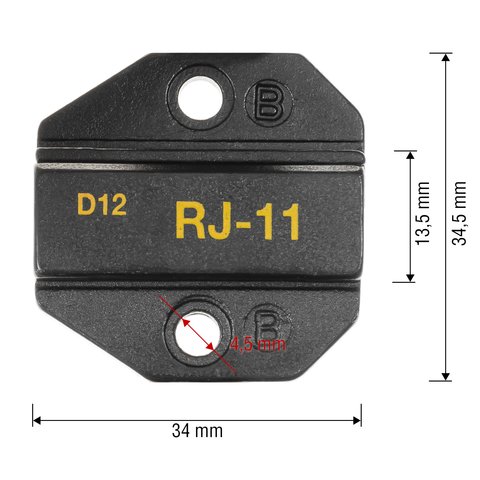 Crimper Die Pro'sKit 1PK-3003D12 Preview 1