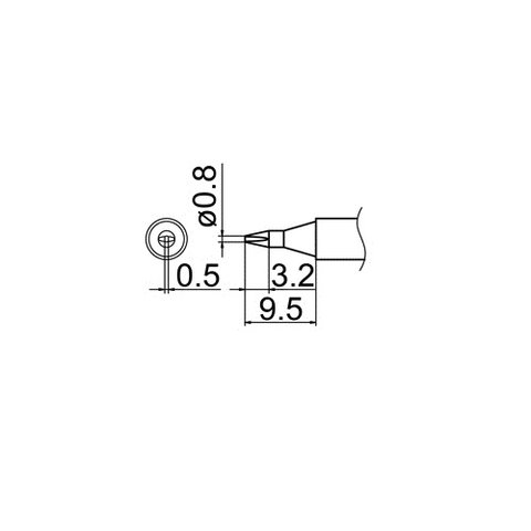 Soldering Tip HAKKO T12-D08 Preview 1