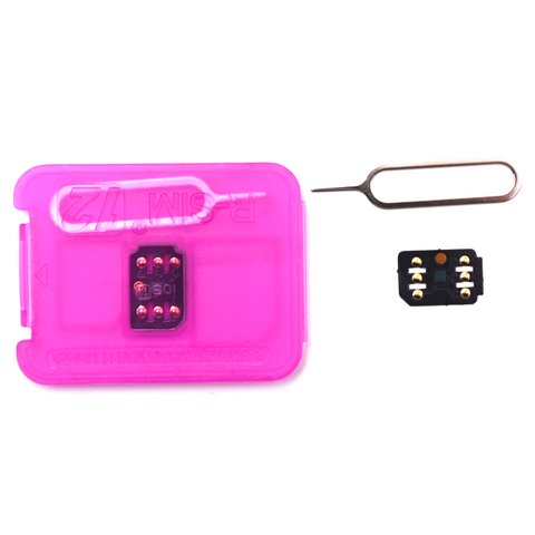 Tarjeta R-Sim 12 para iPhone X / 8 / 8 Plus / 7 / 7 Plus / 6s / 6s Plus / 6 / 6 Plus / 5 SE / 5s / 5c / 5 Vista previa  1