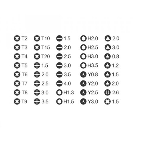 Destornillador eléctrico sin cable Jakemy JM-Y03 PLUS, 43 en 1 Vista previa  5