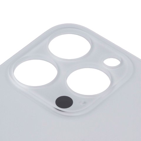 Panel trasero de carcasa puede usarse con iPhone 14 Pro Max, blanco, no es necesario desmontar la cámara, Original (PRC), big hole Vista previa  1