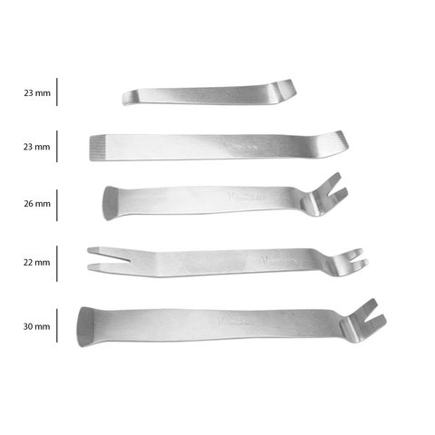 Набор инструментов для снятия обшивки (сталь, 5 предметов) Превью 2