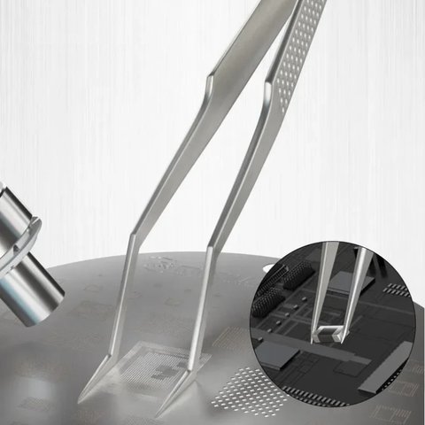 Пінцет монтажний Mechanic Aax-17, вигнутий, 120 мм Прев'ю 1