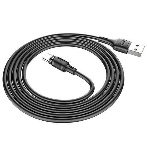 USB кабель Hoco X52, USB тип-C, USB тип-A, 100 см, 3 A, черный, магнитный, #6931474735546 Превью 1