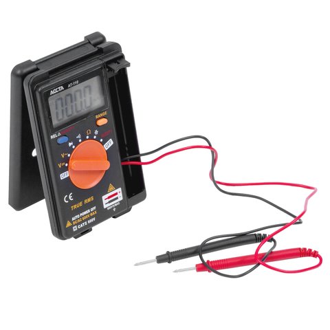 Кишеньковий цифровий мультиметр Accta AT-110 Прев'ю 8