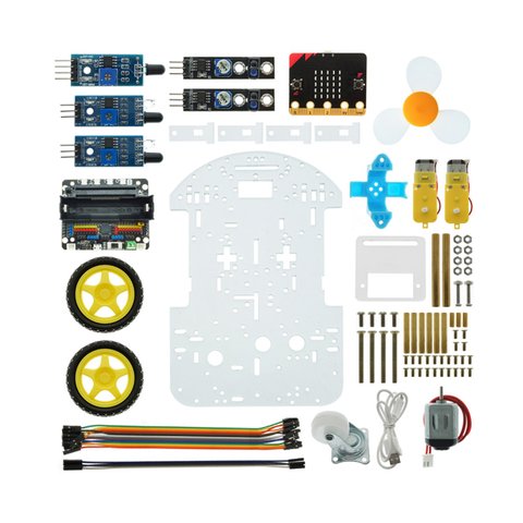 Конструктор на базе micro:bit Умный робот-пожарник + руководство пользователя Превью 5