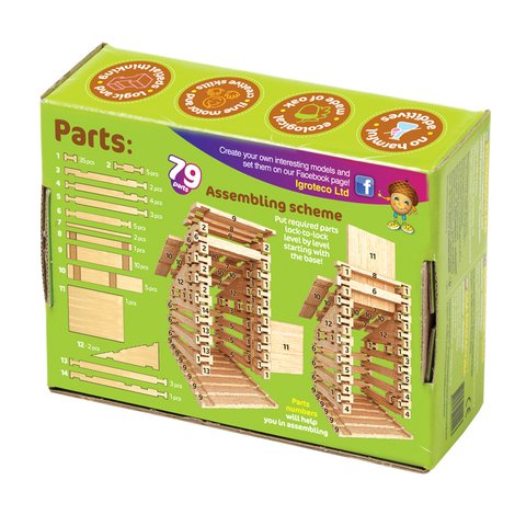 Конструктор IGROTECO Гараж 2 в 1 Превью 1