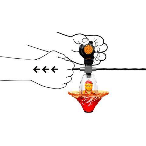 Конструктор LEGO NINJAGO Тренування спін-джитсу ніндзя Кая 70688 Прев'ю 4