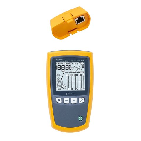 Тестер кабелю Fluke Networks MicroScanner™ (MS-POE-KIT) (5018513) Прев'ю 3